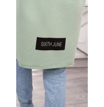 Kardigán felirattal MI033 világos menta