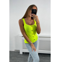Női tank felső MI8977 neon sárga