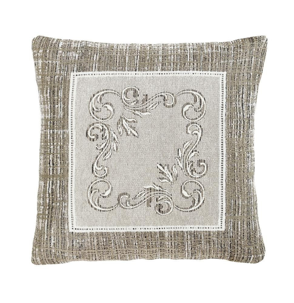 Párnahuzat gobelin, barna zsenília IT030