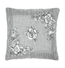 Párnahuzat gobelin, szürke zsenília IT031