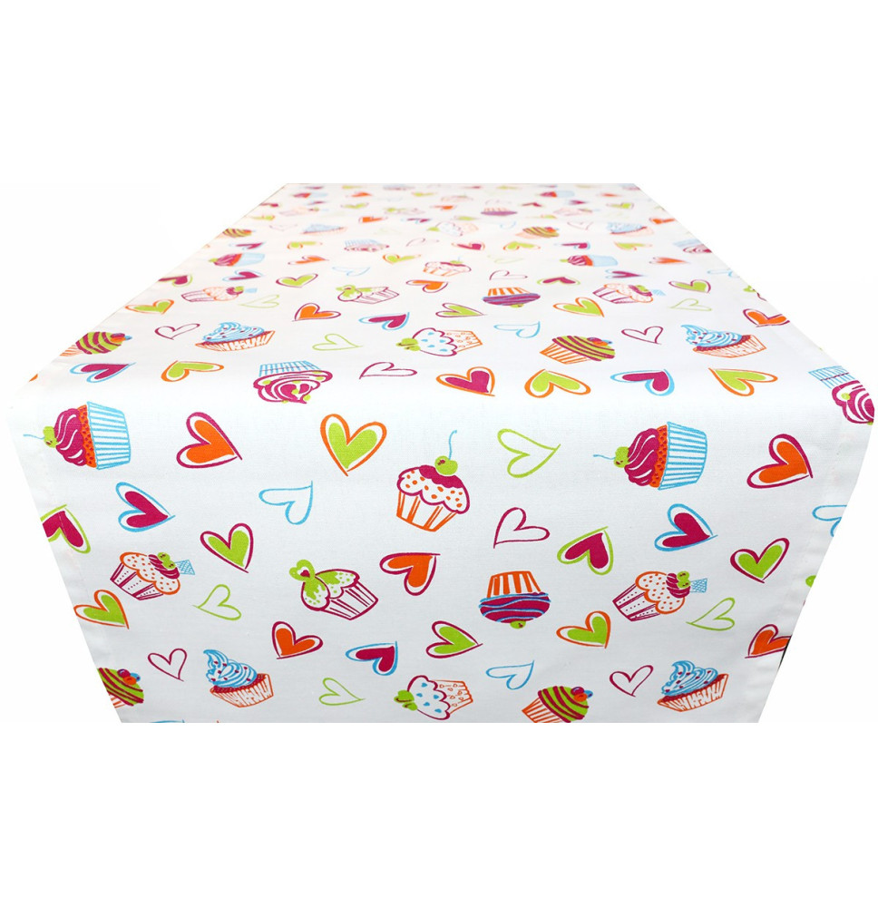 Asztali futó 50x150 cm Muffinokat