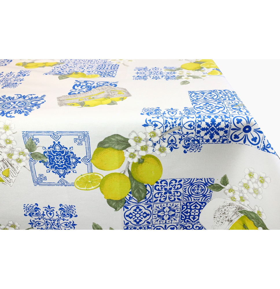 Pamut terítő citrom