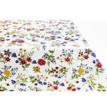 Dekoratív szövet Réti virágok, szélesség 140 cm