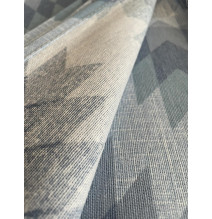 Ágytakaró Piquet Zig-zag kék