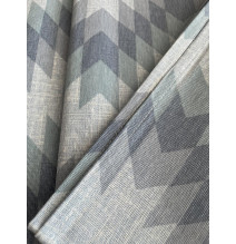 Ágytakaró Piquet Zig-zag kék