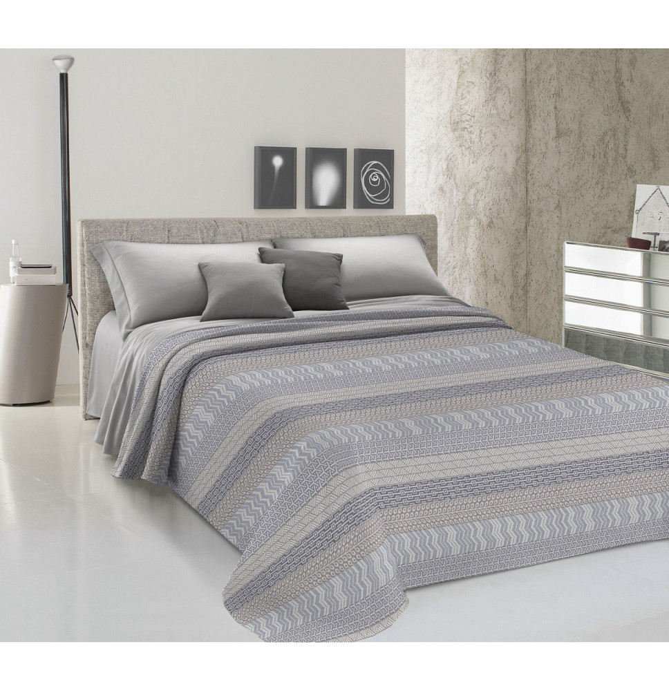 Ágytakaró Piquet Azteco szürke