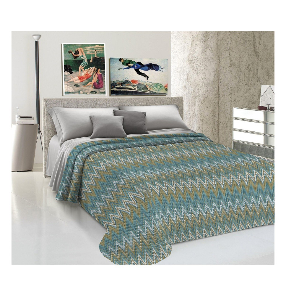 Ágytakaró Piquet Spinato zöld