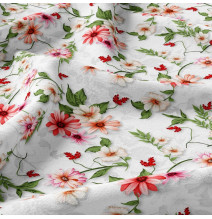 Mintás szövet MIGD370 Virágok, magassága 150 cm