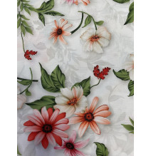 Vízálló szövet MIGD370 Virágok, h. 160 cm