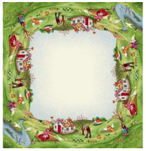 Gobelin asztalterítő Chenille 1177