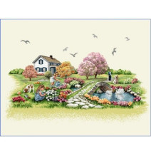 Gobelin terítő 100x100 cm Eden 1185