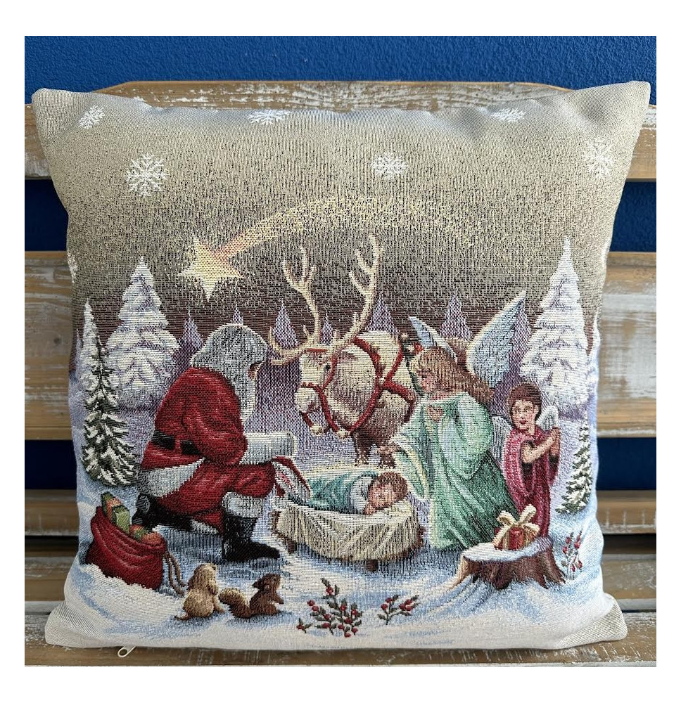 Párnahuzat gobelin 42x42 cm Eden 1211