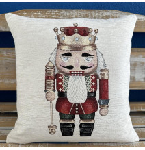 Párnahuzat gobelin 42x42 cm Chenille 1027