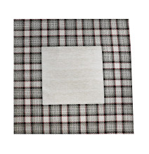 Gobelin asztalterítő Tartán szürkésbarna 90x90 cm Chenille IT025