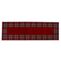 Gobelin terítő Tartan bordó Chenille IT026