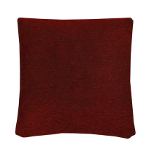 Párnahuzat gobelin Tartan burgundia 42x42 cm Chenille IT027