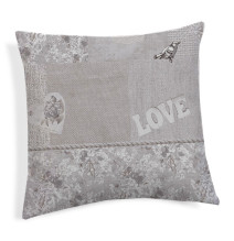 Párnahuzat Romantic shabby bézs 40x40 cm MADE IN ITALY