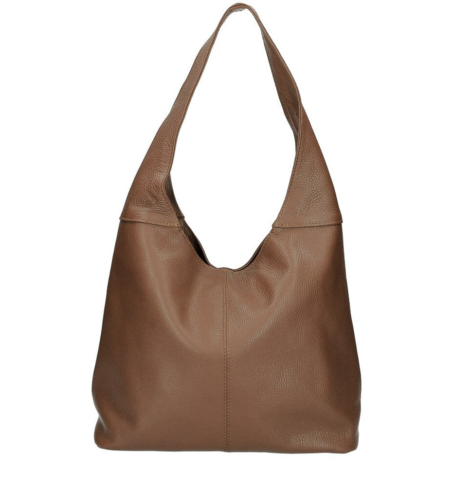 Bőr válltáska 590 barna Made in Italy