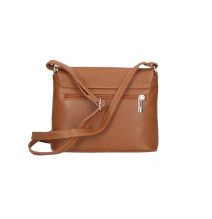 Női bőr válltáska MI64 konyak