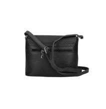Női bőr válltáska MI64 fekete