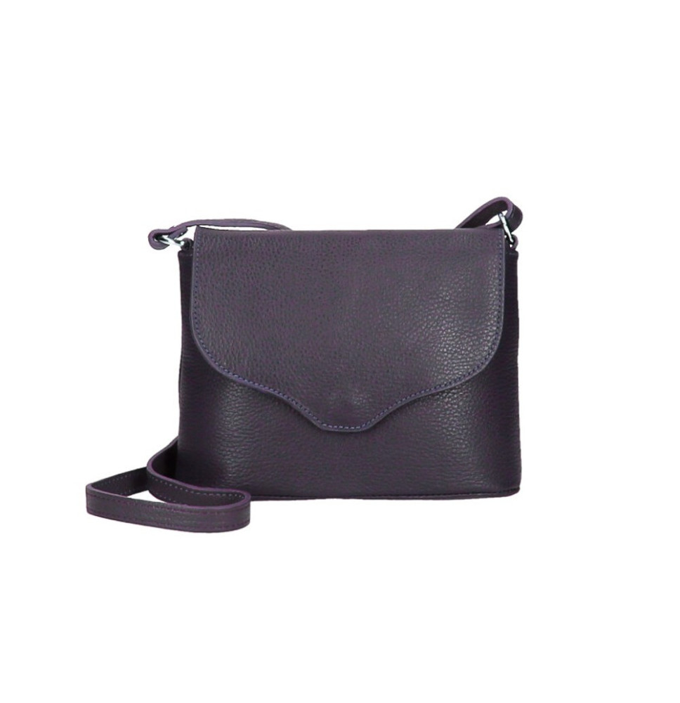 Női bőr válltáska MI64 sötétkék