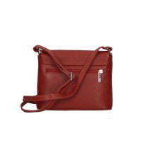 Női bőr válltáska MI64 bor