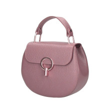 Női bőr kézitáska MI79 régi rózsaszín