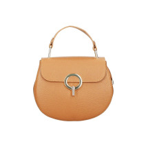 Női bőr kézitáska MI79 konyak