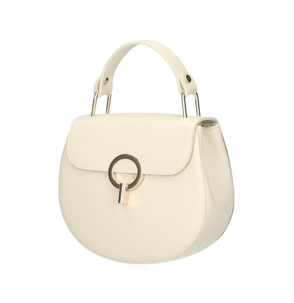 Női bőr kézitáska MI79 bézs