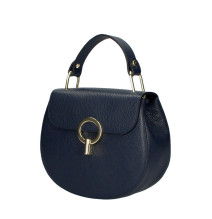 Női bőr kézitáska MI79 sötétkék