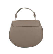 Női bőr kézitáska MI79 sötétszürke-barna