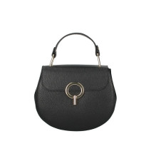 Női bőr kézitáska MI79 fekete