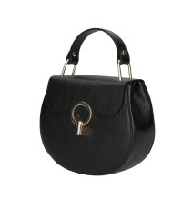 Női bőr kézitáska MI79 fekete