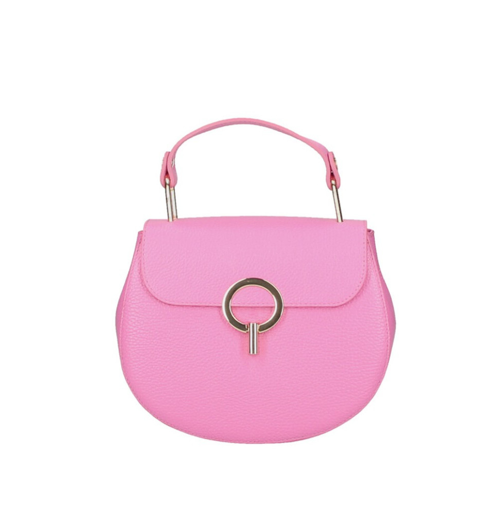 Női bőr kézitáska MI79 rózsaszín