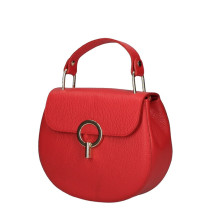 Női bőr kézitáska MI79 piros