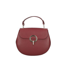 Női bőr kézitáska MI79 sötét vörös