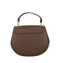 Női bőr kézitáska MI79 sötétbarna