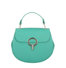 Női bőr kézitáska MI79 türkiz zöld