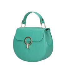 Női bőr kézitáska MI79 türkiz zöld
