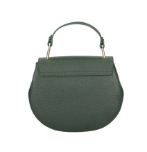 Női bőr kézitáska MI79 sötétzöld