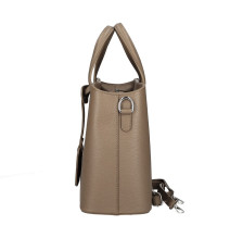 Sötétbarna bőr kézitáska 1137 Made in Italy