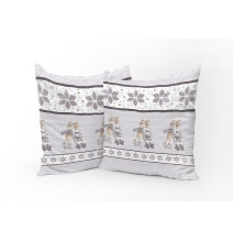 Párnahuzat rénszarvas bézs 40x40 cm MADE IN ITALY