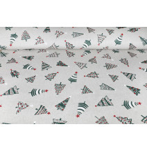 Terítő karácsonyfa 50x150 cm Made in Italy