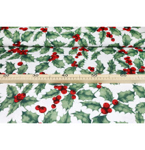 Karácsonyi terítő fagyöngy 50x150 cm Made in Italy