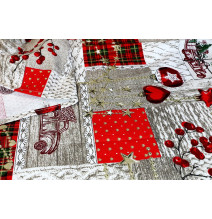 Karácsonyi terítő Mery Christmas 90x90 cm Made in Italy