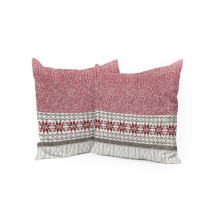 Párnahuzat Jersey piros 40x40 cm MADE IN ITALY