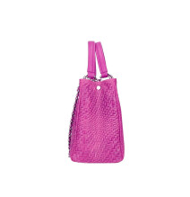 Bőr kézitáska 765 fukszia Made in Italy