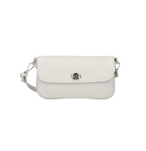 Bőr kézitáska 766 szürke Made in Italy