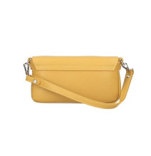 Bőr kézitáska 766 okker Made in Italy