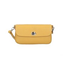 Bőr kézitáska 766 okker Made in Italy